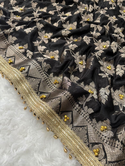Royal Warm Silk Silver Zari Saree