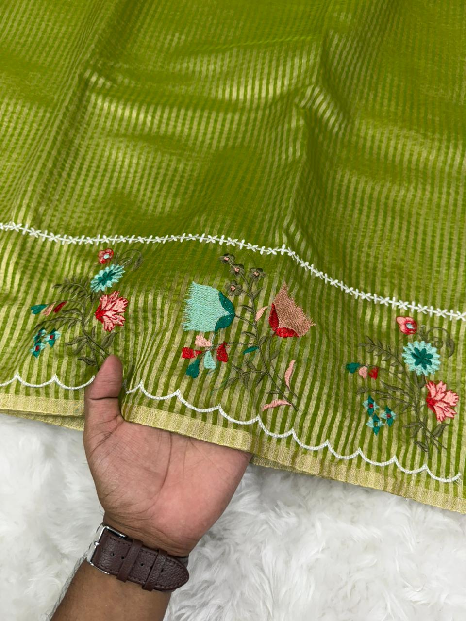 Beautiful Banarasi Organza Tissue Saree