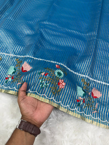 Beautiful Banarasi Organza Tissue Saree