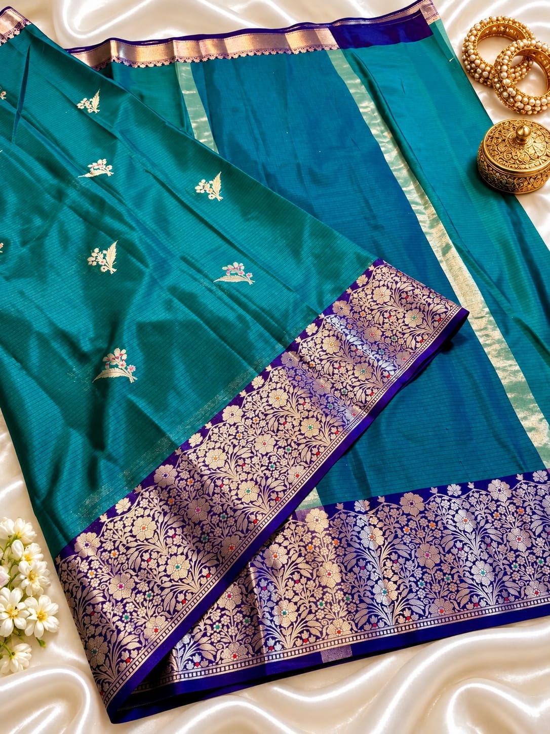 Premium Banarasi Katan Soft Silk Saree