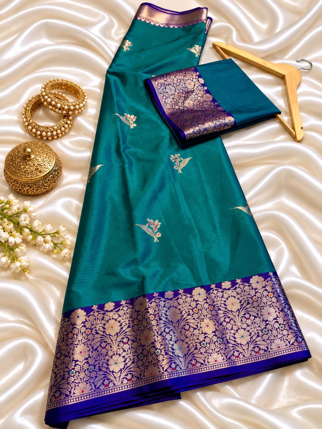 Premium Banarasi Katan Soft Silk Saree
