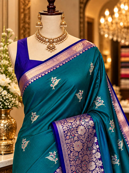 Premium Banarasi Katan Soft Silk Saree