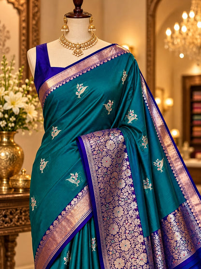 Premium Banarasi Katan Soft Silk Saree