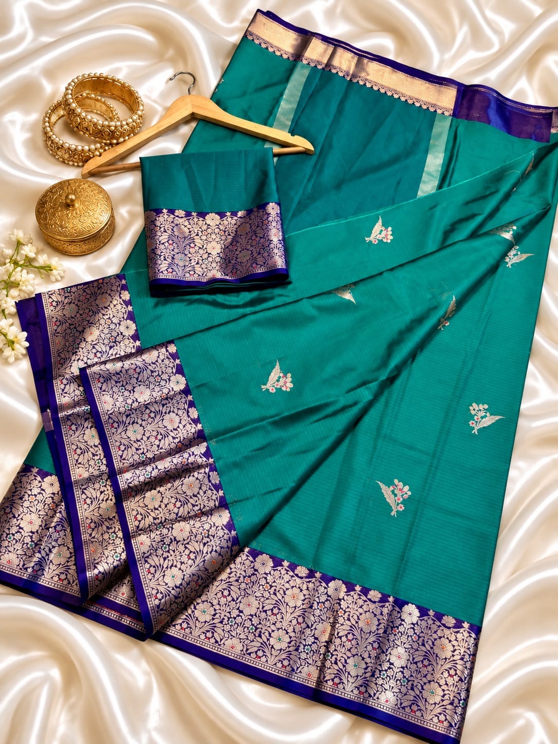 Premium Banarasi Katan Soft Silk Saree