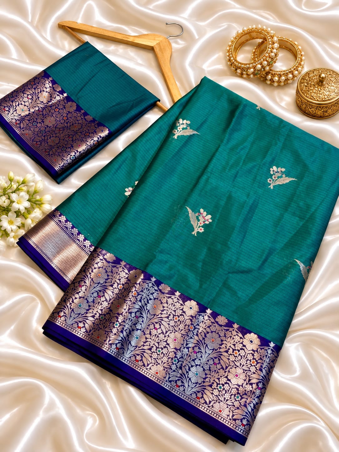 Premium Banarasi Katan Soft Silk Saree