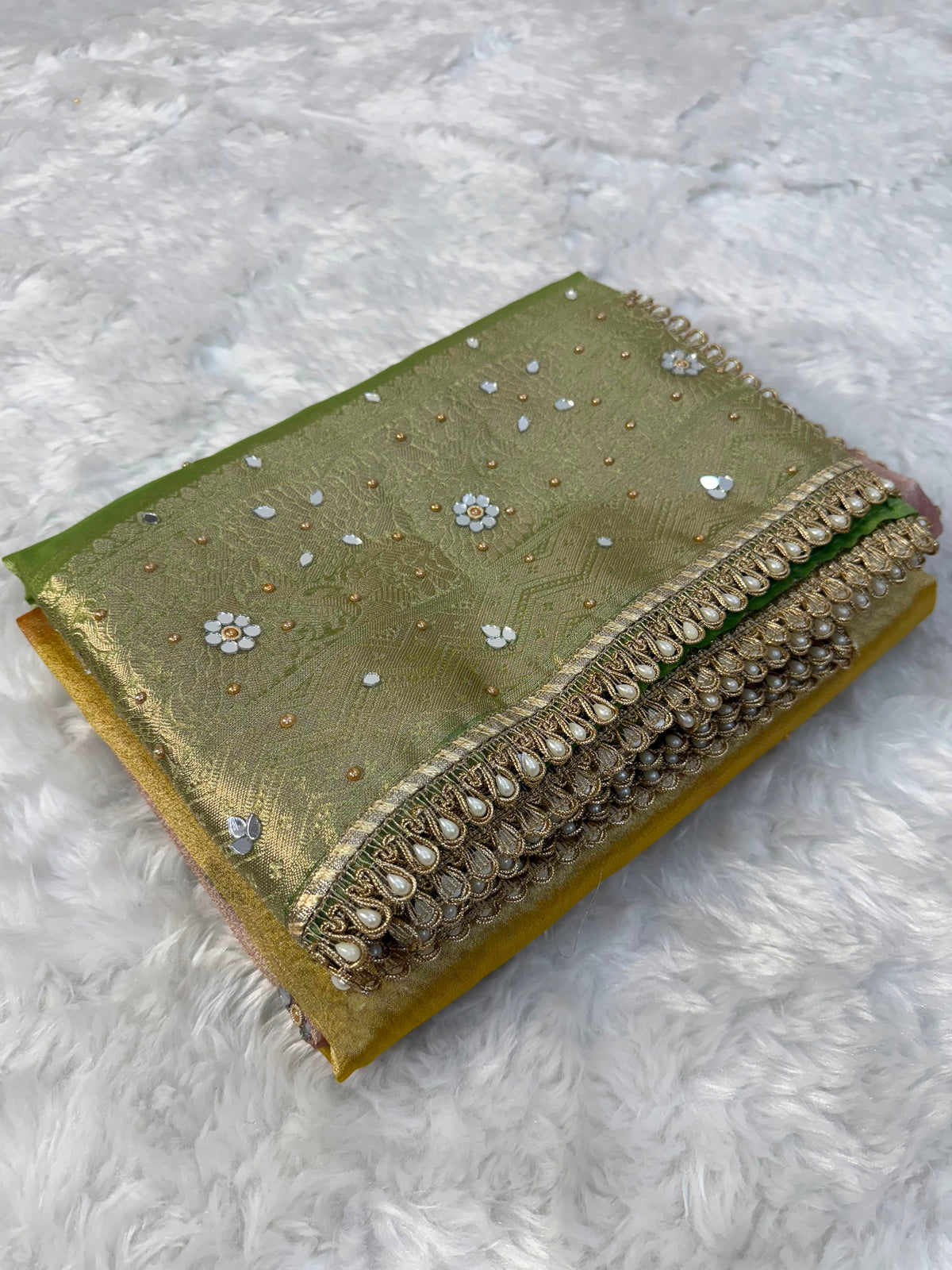Tissue Multi Color Saree