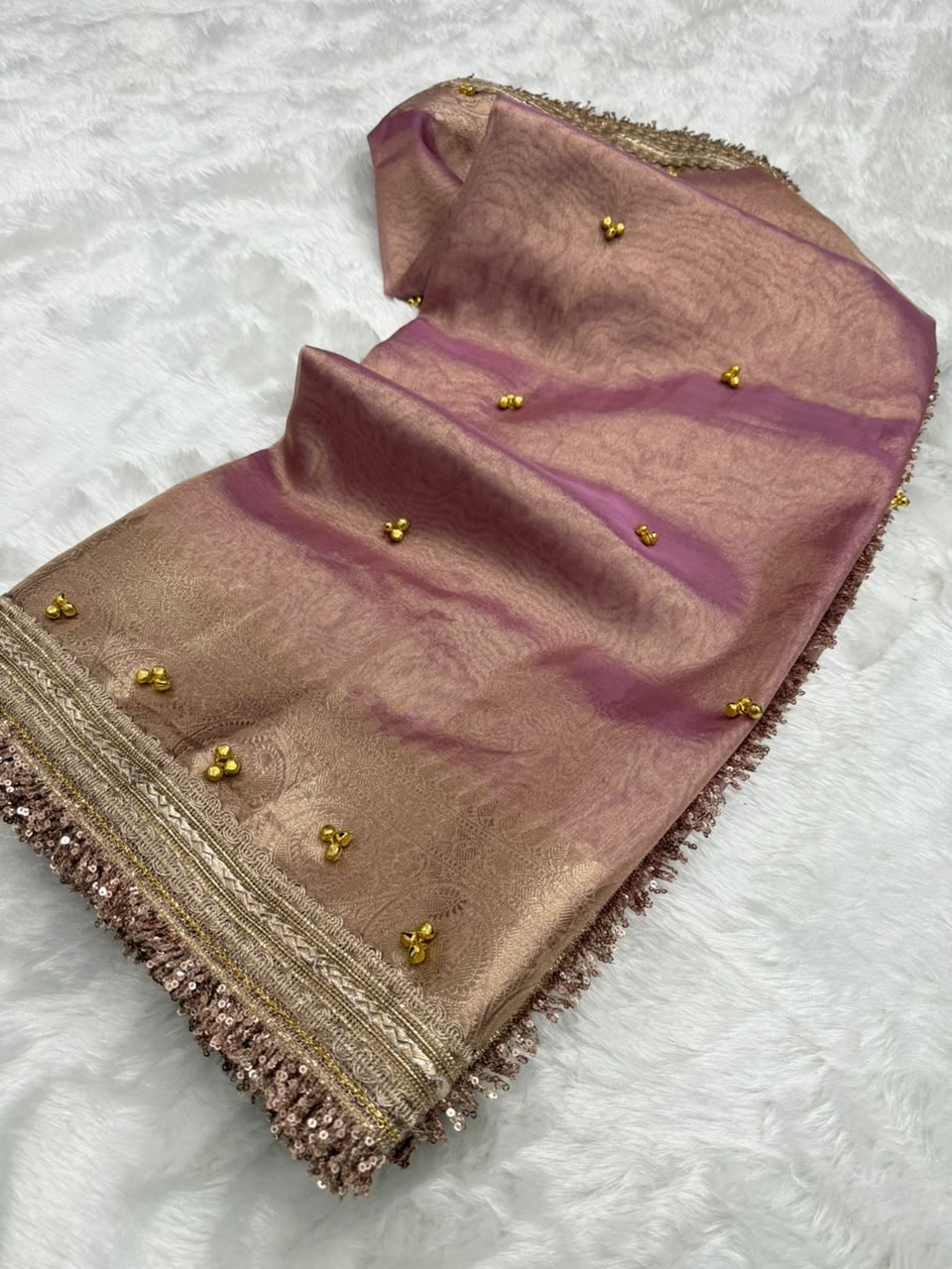 Royal Ghoongru Tissue Saree