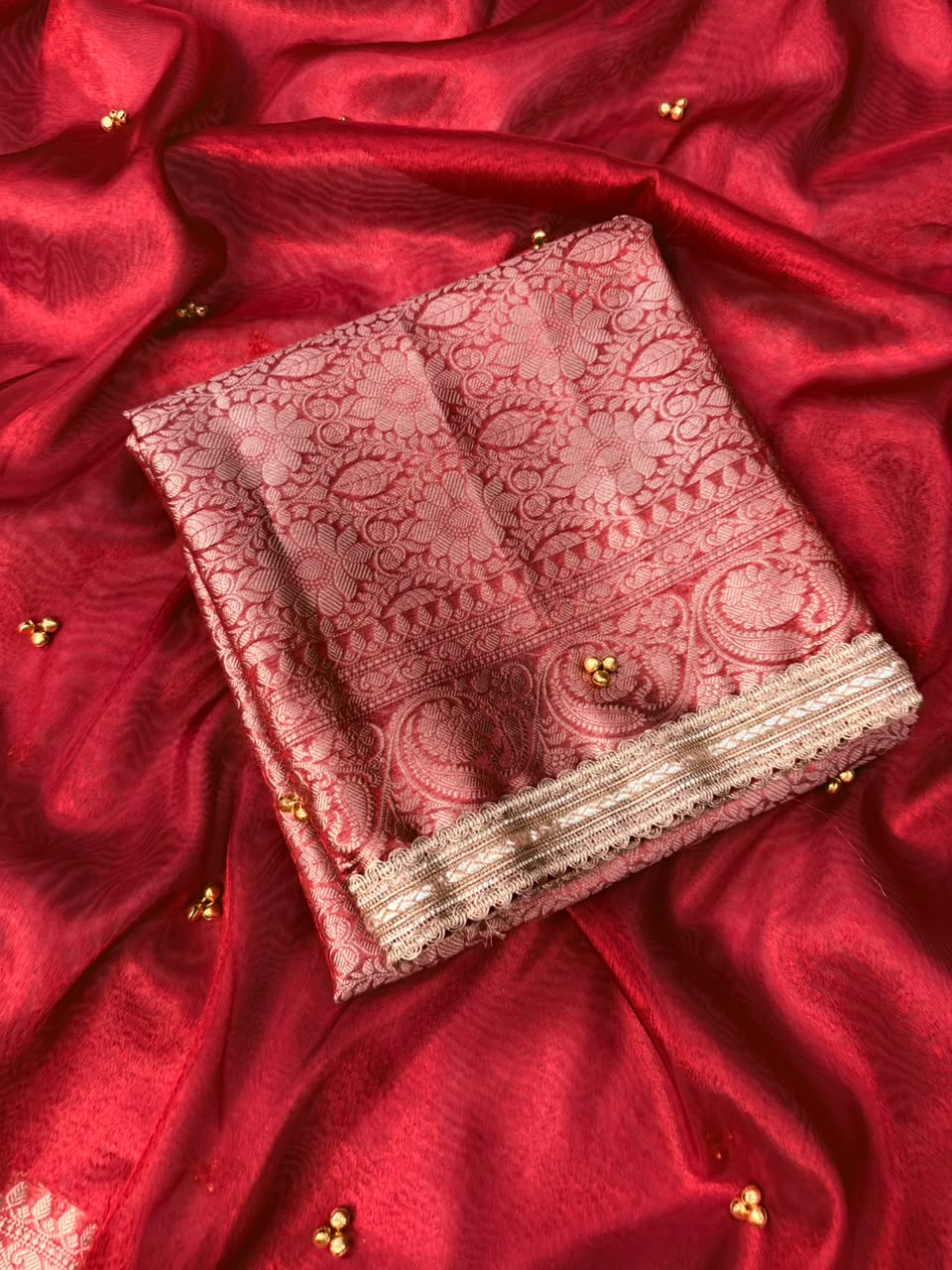 Royal Ghoongru Tissue Saree