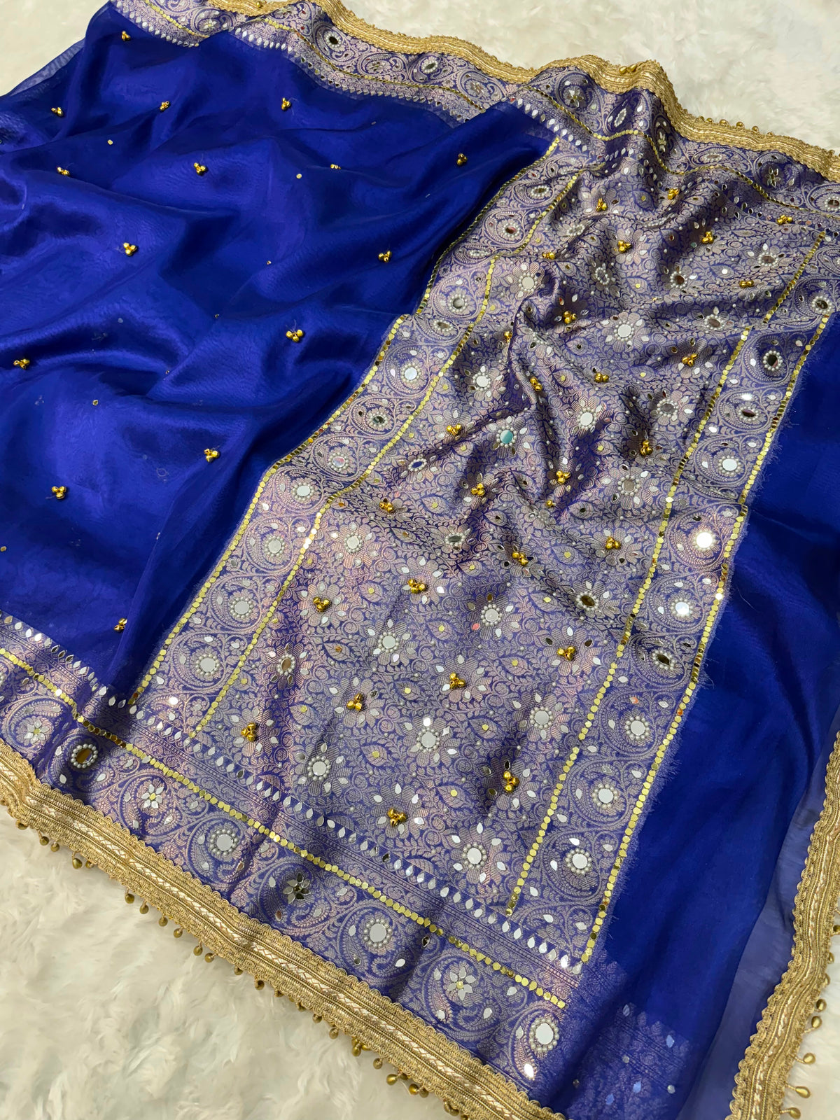 Royal Gungroo Tissue Saree