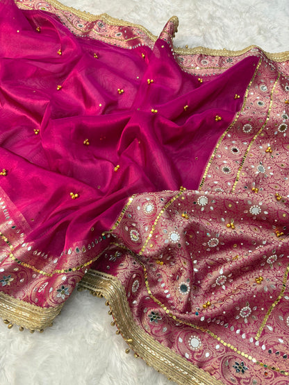 Royal Gungroo Tissue Saree