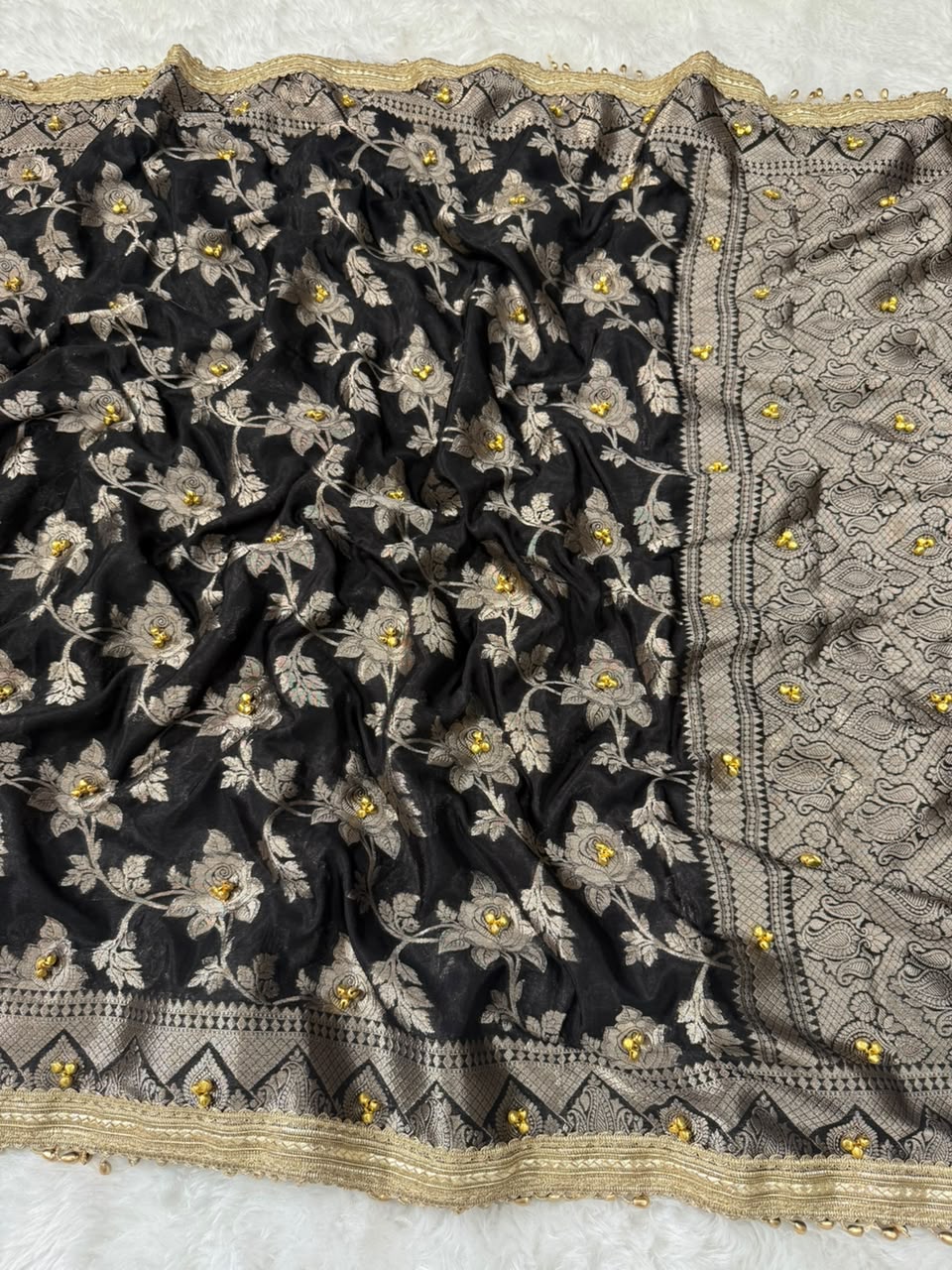 Royal Warm Silk Silver Zari Saree
