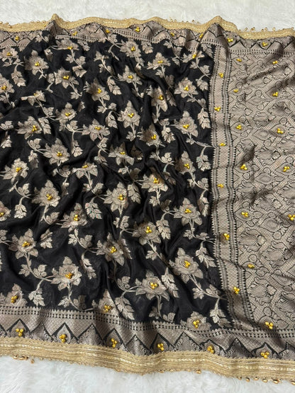 Royal Warm Silk Silver Zari Saree