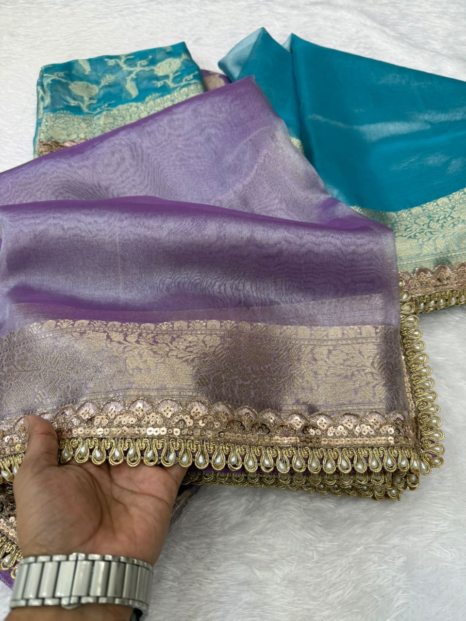 Premium Banarasi Tissue Saree
