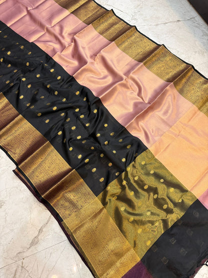 Banarasi Half & Half Tissue Silk Saree