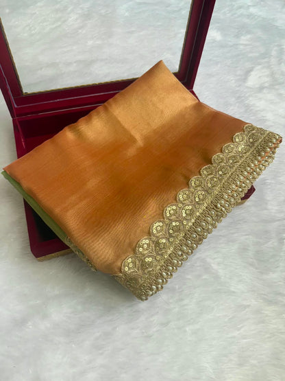 Banarasi Three-Tone Tissue Saree