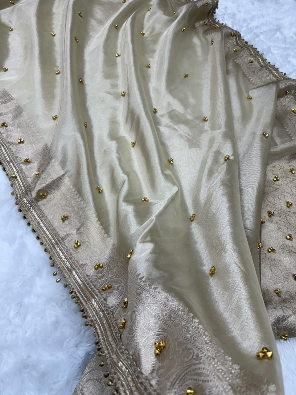 Royal Ghoongru Tissue Saree