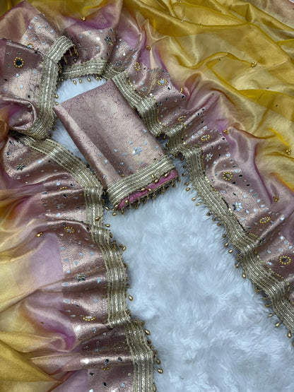 Viral Multitone Ghungroo Work Saree