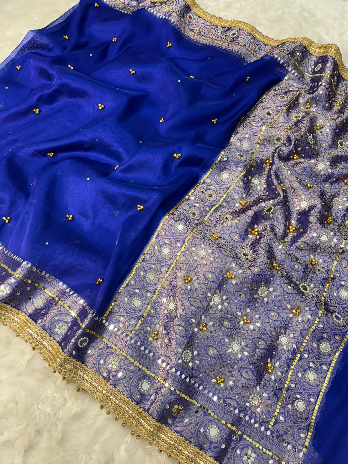 Royal Gungroo Tissue Saree