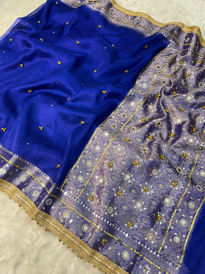 Royal Gungroo Tissue Saree