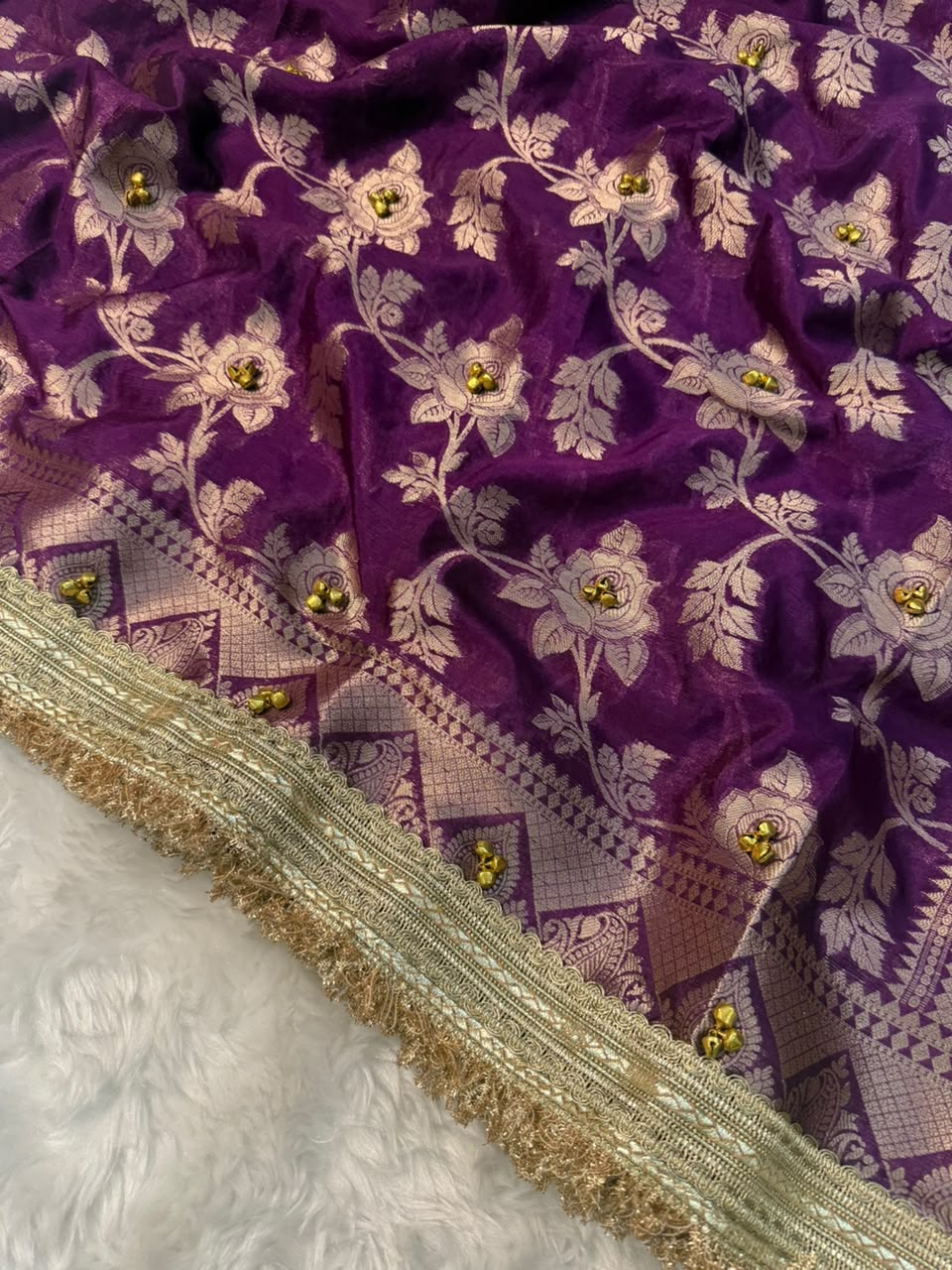 Warm Silk Gungroo Saree