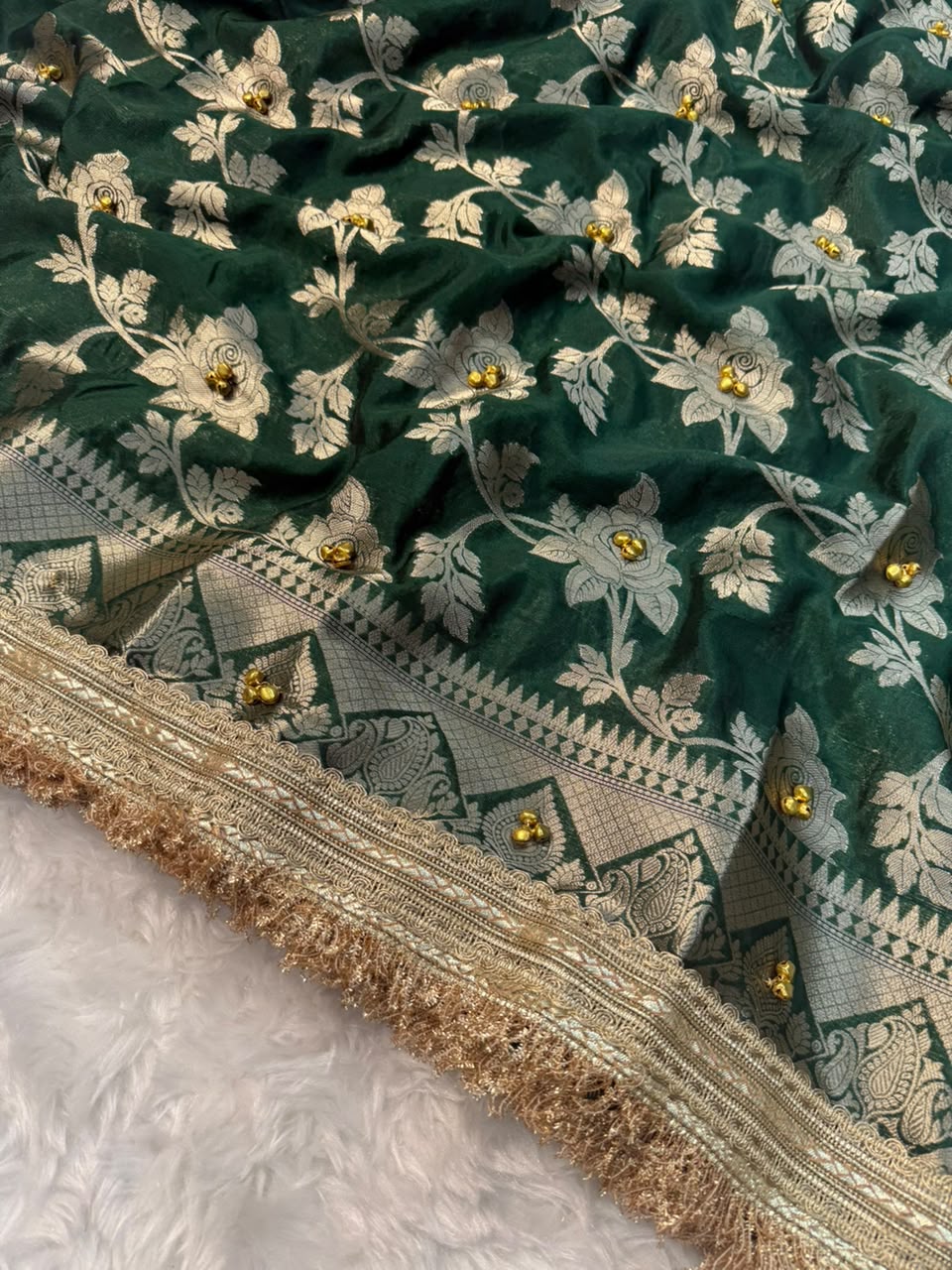 Warm Silk Gungroo Saree