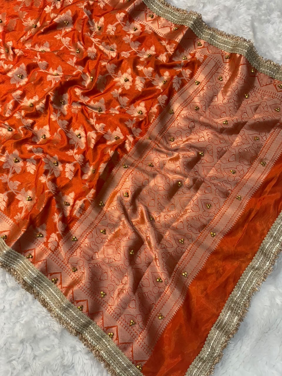 Warm Silk Gungroo Saree