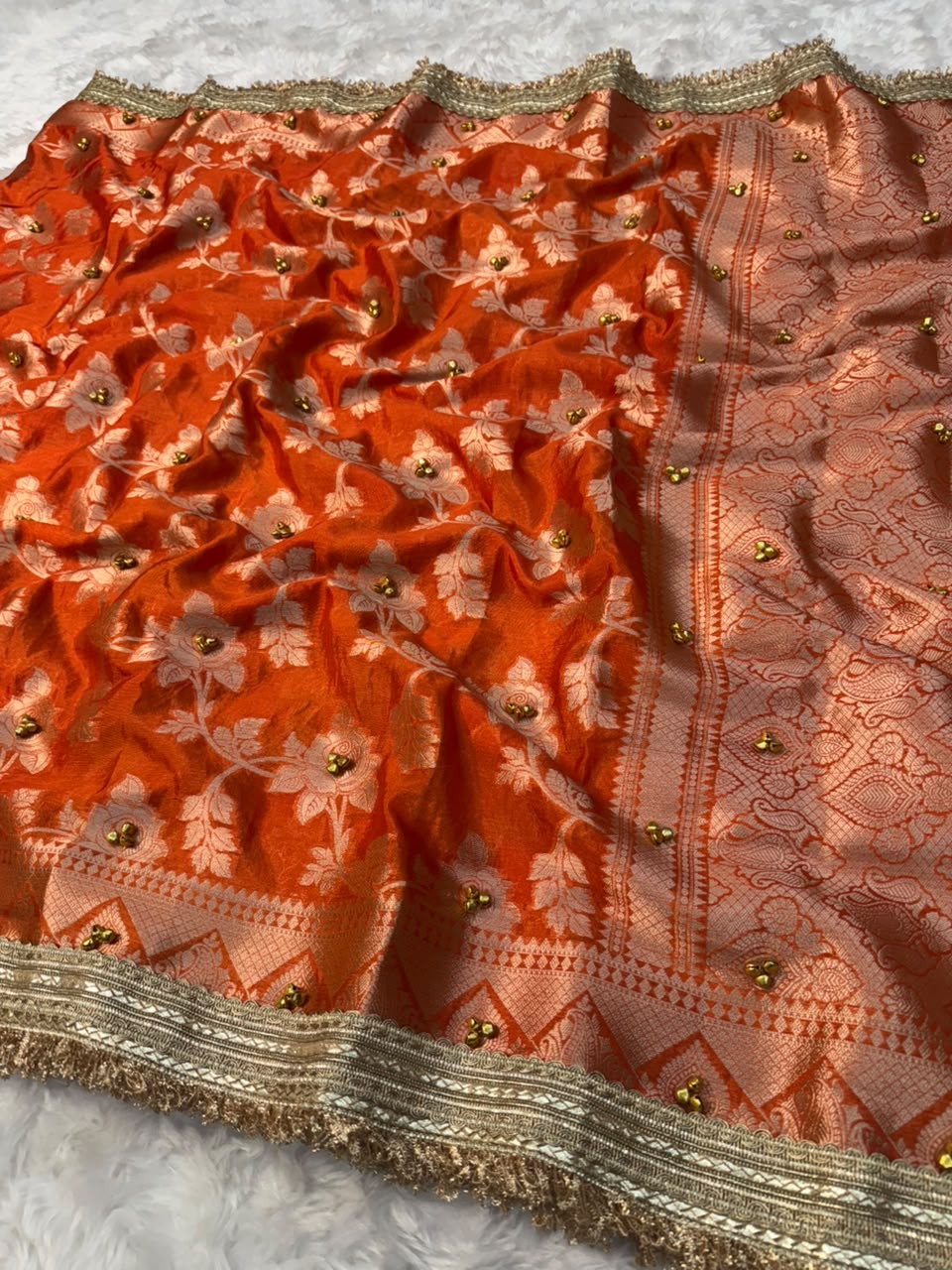 Warm Silk Gungroo Saree