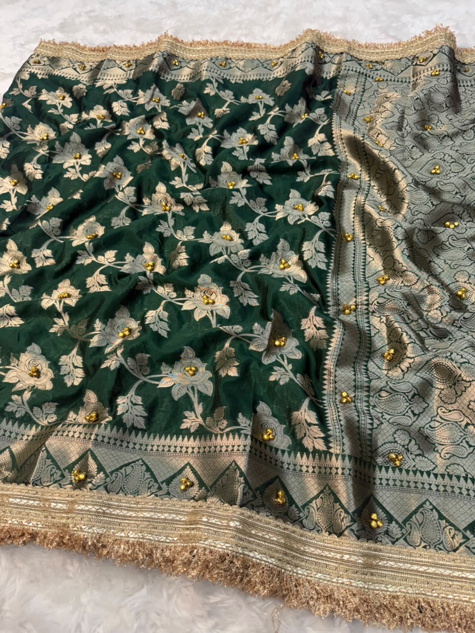Warm Silk Gungroo Saree