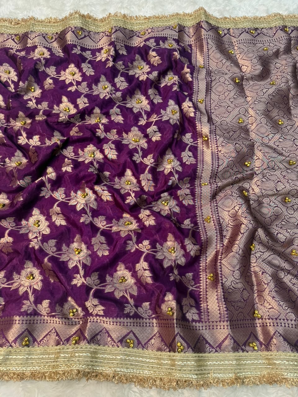 Warm Silk Gungroo Saree