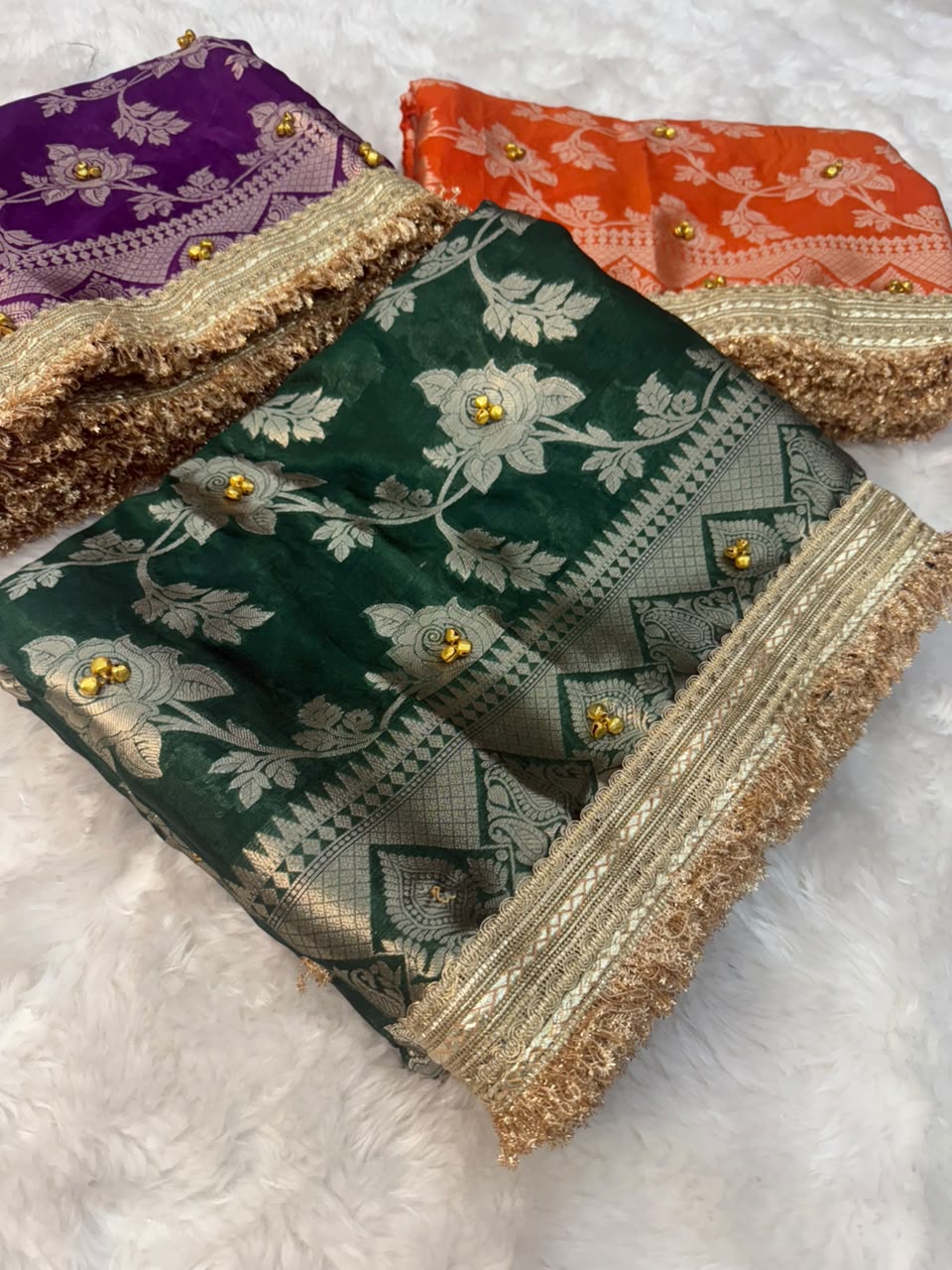 Warm Silk Gungroo Saree