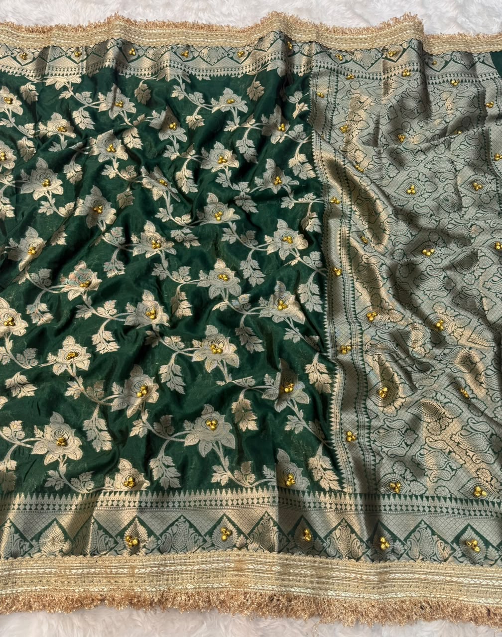 Warm Silk Gungroo Saree