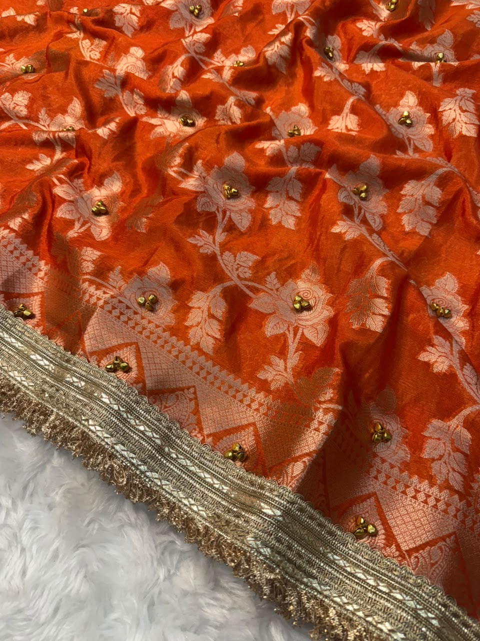 Warm Silk Gungroo Saree