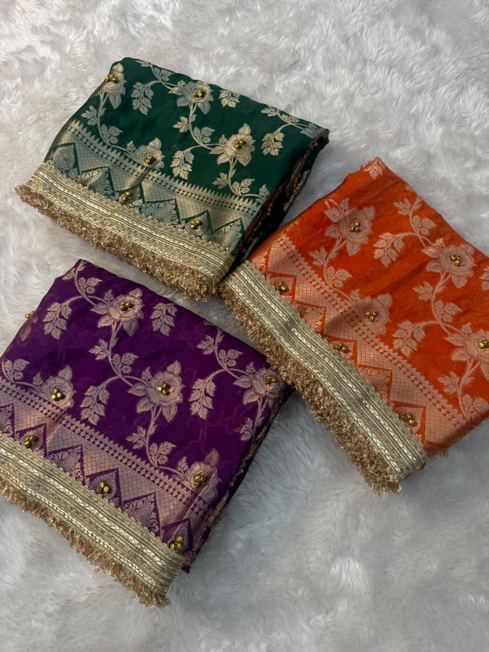 Warm Silk Gungroo Saree