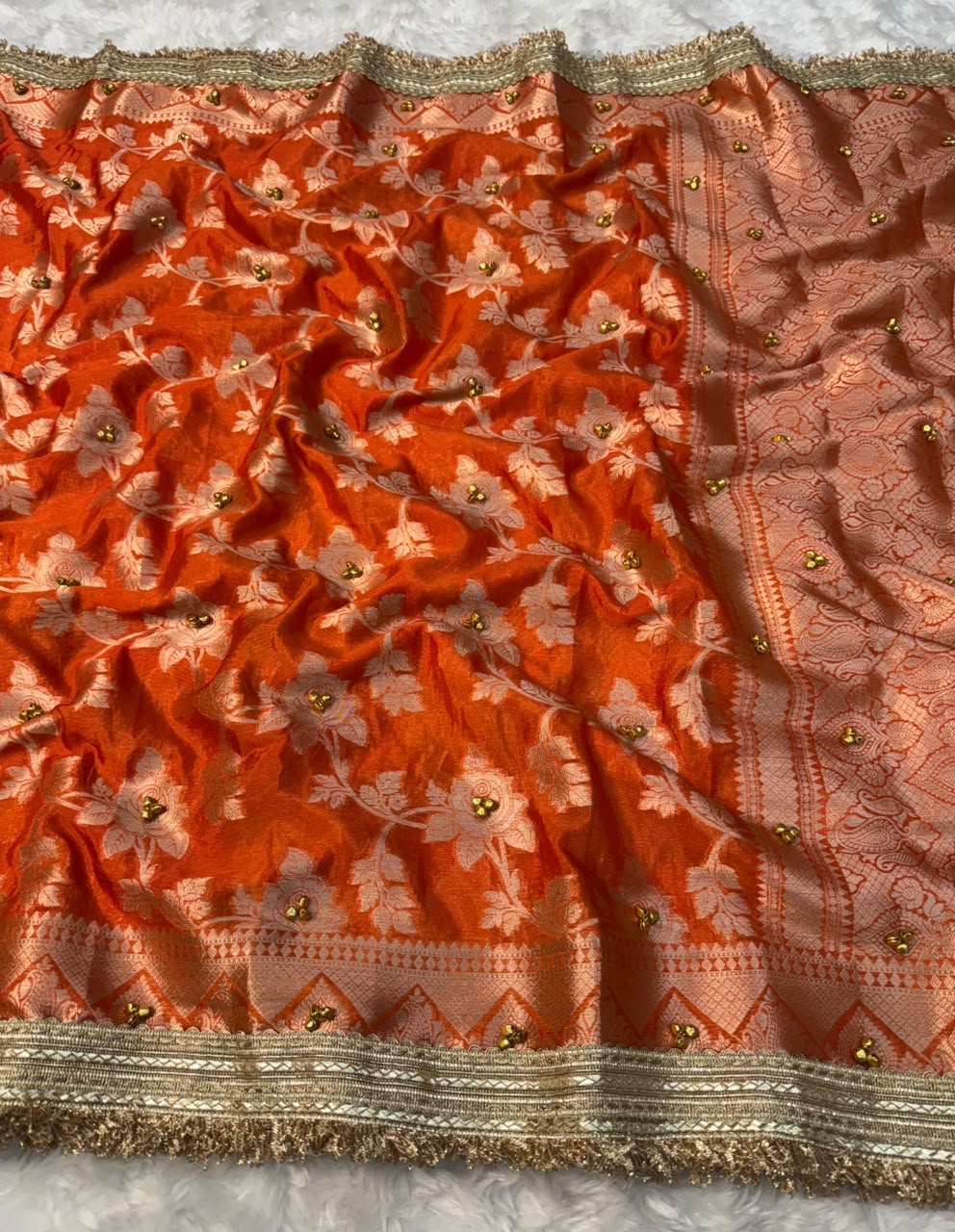 Warm Silk Gungroo Saree