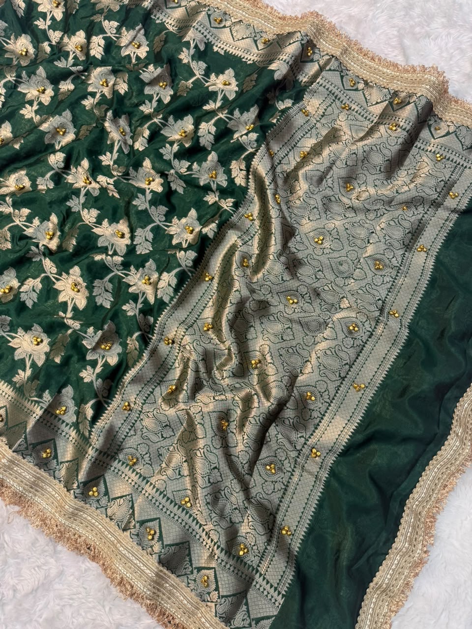 Warm Silk Gungroo Saree
